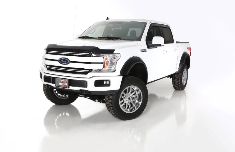 Bushwacker 18-19 Ford F-150 DRT Style Flares 4pc - Black - Crew Original