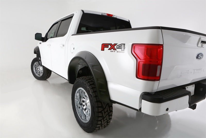 Bushwacker 18-19 Ford F-150 DRT Style Flares 4pc - Black - Crew Original