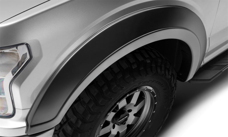 Bushwacker 18-19 Ford F-150 Extend-A-Fender Style Flares 4pc. - Black - Crew Original