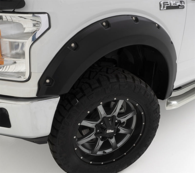 Bushwacker 18-19 Ford F-150 Pocket Style Flares 4 pc - Oxford White - Crew Original
