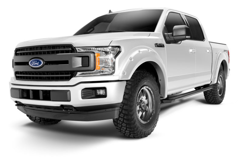 Bushwacker 18-19 Ford F-150 Pocket Style Flares 4 pc - Oxford White - Crew Original