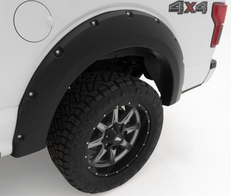 Bushwacker 18-19 Ford F-150 Pocket Style Flares 4 pc - Oxford White - Crew Original