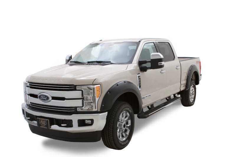 Bushwacker 18-19 Ford F-150 Pocket Style Flares 4 pc - Shadow Black - Crew Original