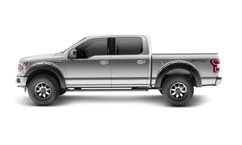 Bushwacker 18-19 Ford F-150 Pocket Style Flares 4pc - Black - Crew Original