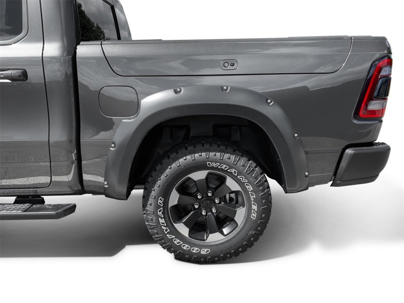Bushwacker 19-22 Dodge Ram 1500 Pocket Style Rear Flares 2pc - Black - Crew Original