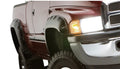 Bushwacker 19-22 Ram 1500 (Excl. Rebel/TRX) 76.3/67.4in Bed Pocket Style Flares 4pc - Diamd. Black - Crew Original