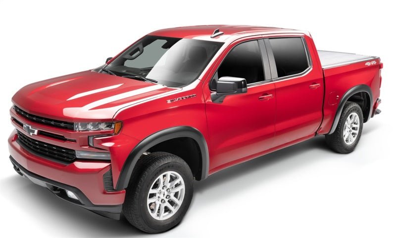 Bushwacker 19 Chevrolet Silverado 1500 OE-Style 4PC Fender Flares Black Smooth - Crew Original