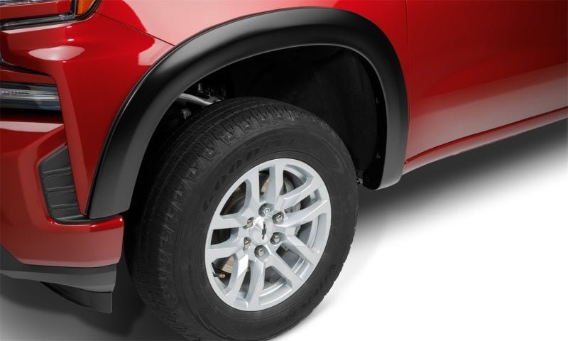 Bushwacker 19 Chevrolet Silverado 1500 OE-Style 4PC Fender Flares Black Smooth - Crew Original