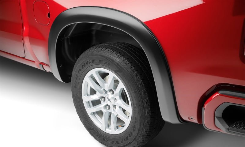 Bushwacker 19 Chevrolet Silverado 1500 OE-Style 4PC Fender Flares Black Smooth - Crew Original