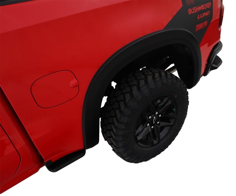 Bushwacker 19 Chevrolet Silverado 1500 OE-Style 4PC Fender Flares Black Smooth - Crew Original