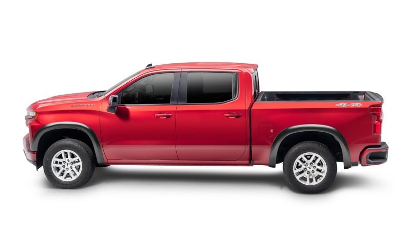 Bushwacker 19 Chevrolet Silverado 1500 OE-Style 4PC Fender Flares Black Smooth - Crew Original