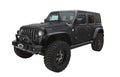 Bushwacker 2018+ Jeep Wrangler (JL) Unlimited Flat Style Flares 4pc - Black - Crew Original