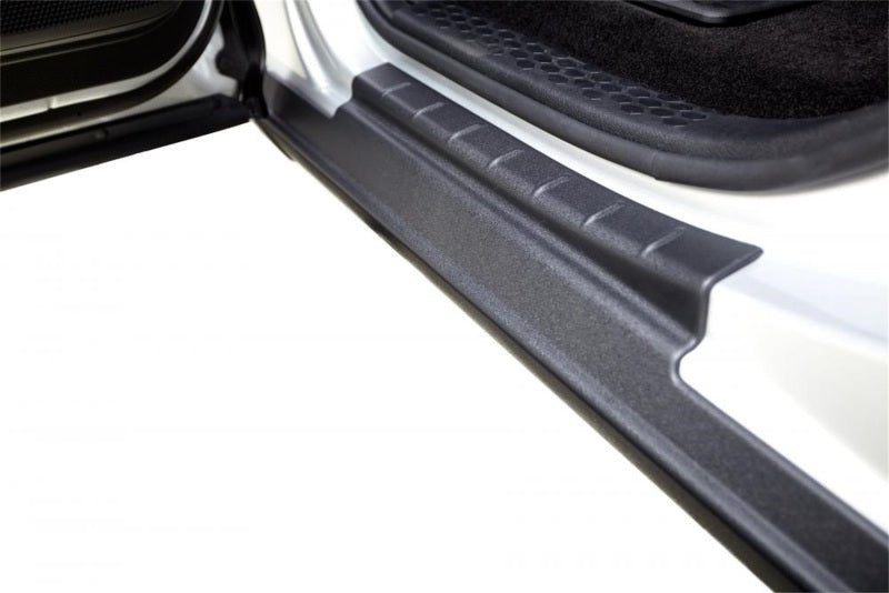 Bushwacker 2018 Jeep Wrangler Unlimited 4-Door Trail Armor Rocker Panel and Sill Plate Cover - Black - Crew Original
