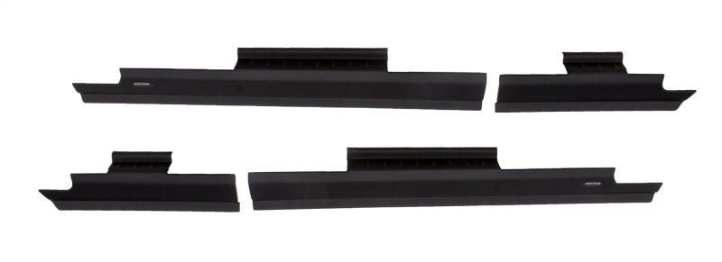 Bushwacker 2018 Jeep Wrangler Unlimited 4-Door Trail Armor Rocker Panel and Sill Plate Cover - Black - Crew Original
