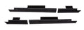 Bushwacker 2018 Jeep Wrangler Unlimited 4-Door Trail Armor Rocker Panel and Sill Plate Cover - Black - Crew Original