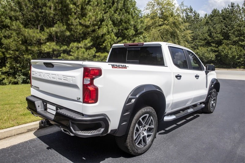 Bushwacker 2019 Chevrolet Silverado 1500 DRT Style Flares 4pc - Black - Crew Original