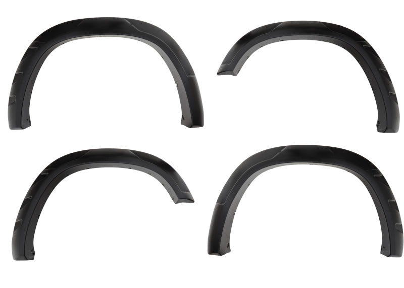 Bushwacker 2019 Chevrolet Silverado 1500 w/ 69.3in Fleetside Bed DRT Style Flares 4pc - Black - Crew Original