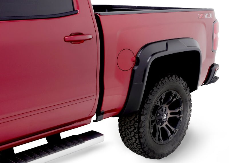 Bushwacker 2019 Chevrolet Silverado 1500 w/ 69.3in Fleetside Bed DRT Style Flares 4pc - Black - Crew Original