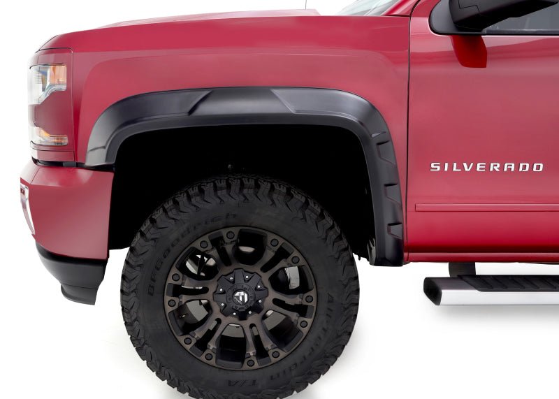 Bushwacker 2019 Chevrolet Silverado 1500 w/ 69.3in Fleetside Bed DRT Style Flares 4pc - Black - Crew Original