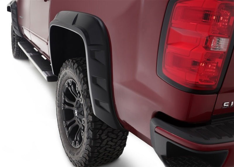 Bushwacker 2019 Chevrolet Silverado 1500 w/ 69.3in Fleetside Bed DRT Style Flares 4pc - Black - Crew Original
