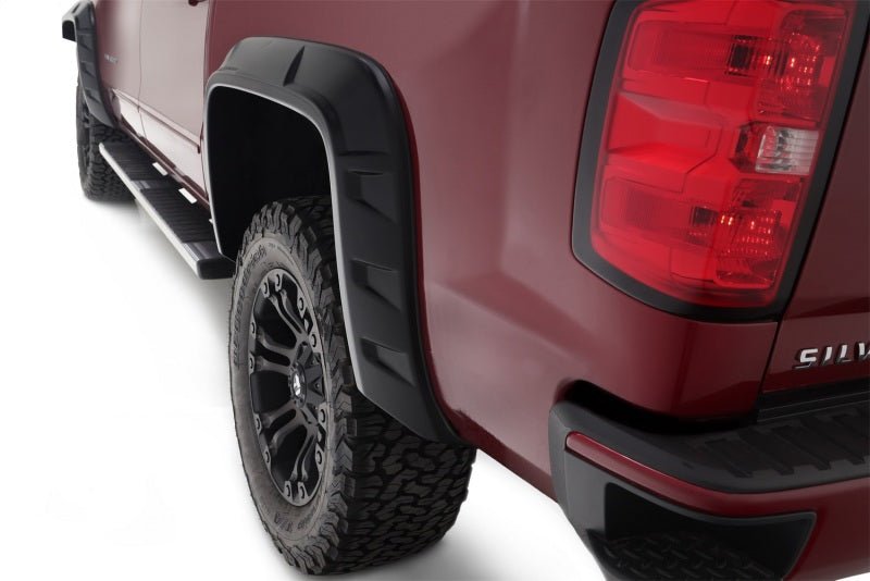 Bushwacker 2019 Chevrolet Silverado 1500 w/ 69.3in Fleetside Bed DRT Style Flares 4pc - Black - Crew Original