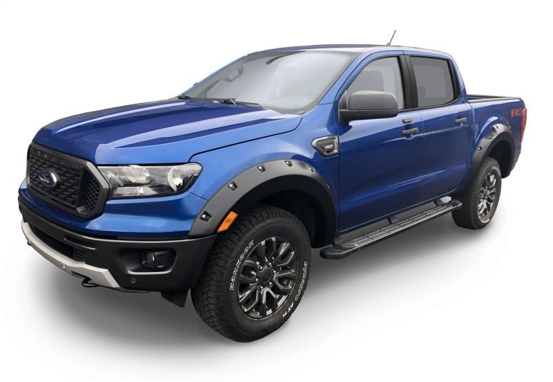 Bushwacker 2019 Ford Ranger Pocket Style Flares 4pc SuberCab 72in Bed - Black - Crew Original