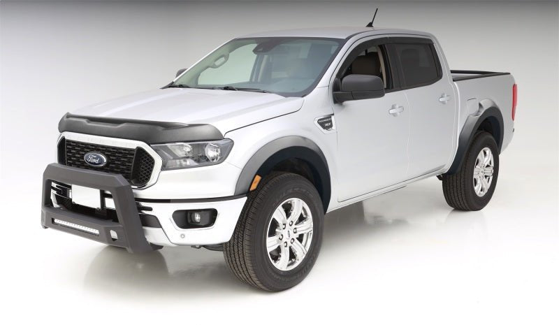 Bushwacker 2019 Ford Ranger Supercrew Extend-A-Fender Style Flares 4pc - Black - Crew Original