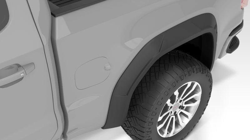 Bushwacker 2019 GMC Sierra 1500 DRT Style Flares 4pc - Black - Crew Original