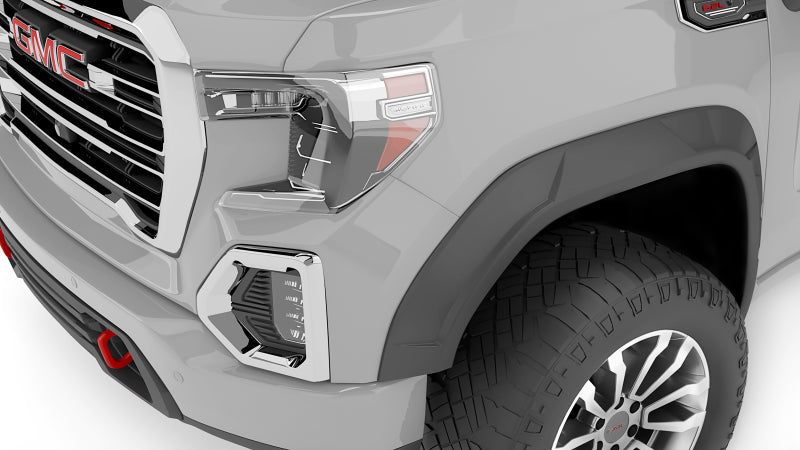 Bushwacker 2019 GMC Sierra 1500 DRT Style Flares 4pc - Black - Crew Original