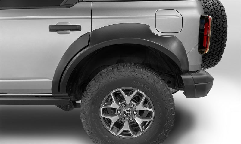 Bushwacker 2021+ Ford Bronco 4-Door Extend-A-Flares 4pc - Black - Crew Original