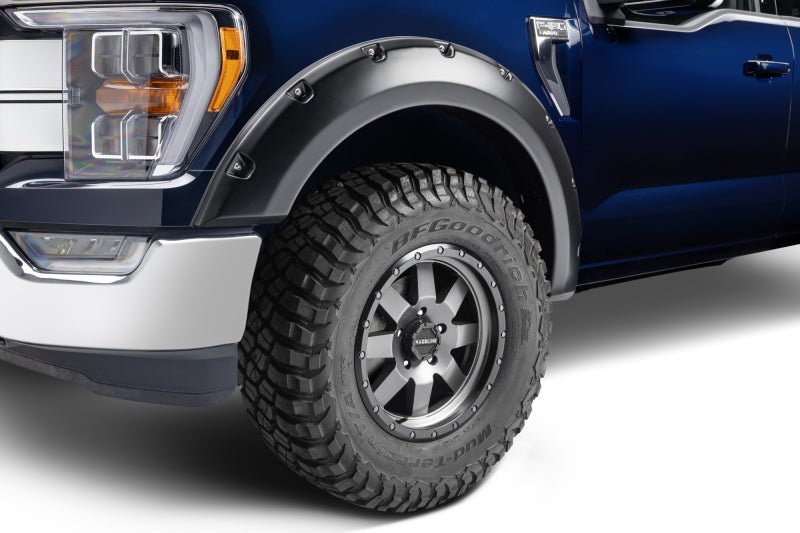 Bushwacker 2021 Ford F-150 Pocket Style Flares 4pc - Black - Crew Original