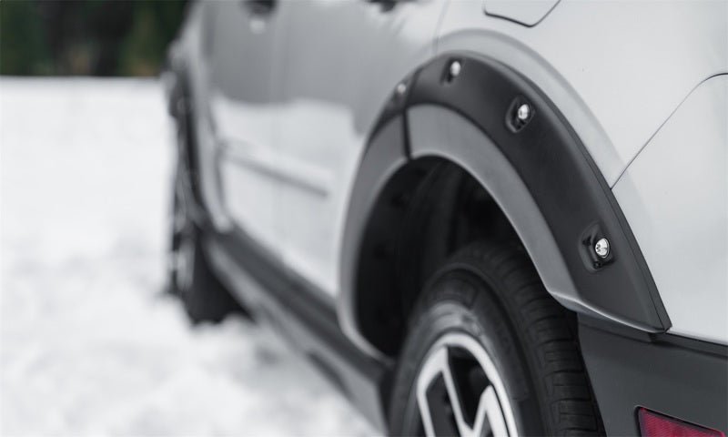 Bushwacker 21-22 Ford Bronco Sport Pocket Style Flares 4pc Set - Black Smooth Finish - Crew Original
