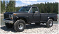 Bushwacker 80-86 Ford Bronco Cutout Style Flares 2pc - Black - Crew Original