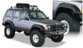 Bushwacker 84-01 Jeep Cherokee Cutout Style Flares 4pc Fits 4-Door Sport Utility Only - Black - Crew Original