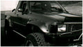 Bushwacker 84-88 Toyota Cutout Style Flares 2pc - Black - Crew Original