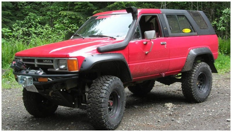 Bushwacker 84-88 Toyota Cutout Style Flares 2pc - Black - Crew Original