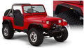 Bushwacker 87-95 Jeep Wrangler Flat Style Flares 4pc Excludes Renegade - Black - Crew Original