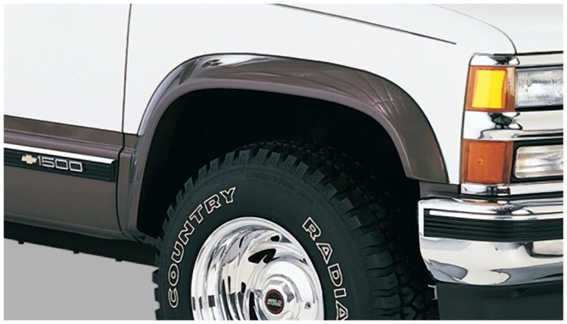 Bushwacker 88-99 Chevy C1500 Extend-A-Fender Style Flares 4pc - Black - Crew Original