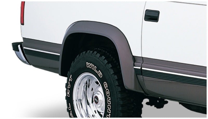 Bushwacker 88-99 Chevy C1500 Extend-A-Fender Style Flares 4pc - Black - Crew Original
