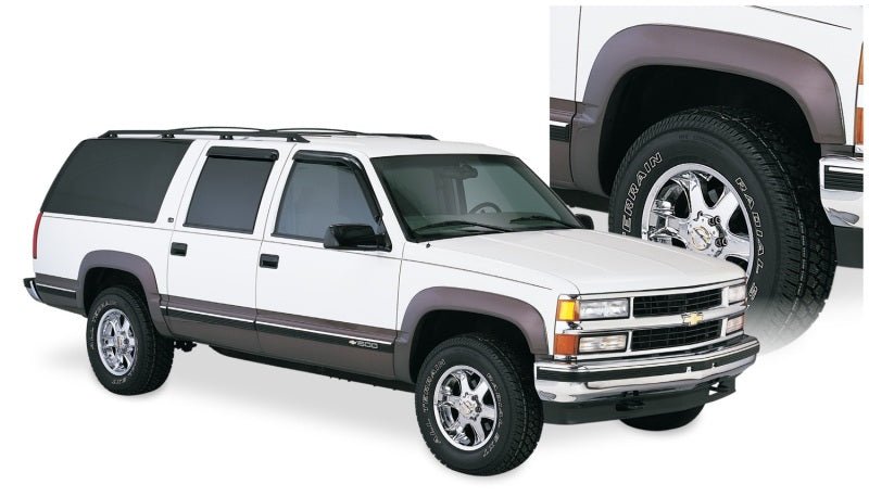 Bushwacker 88-99 Chevy C1500 OE Style Flares 4pc - Black - Crew Original