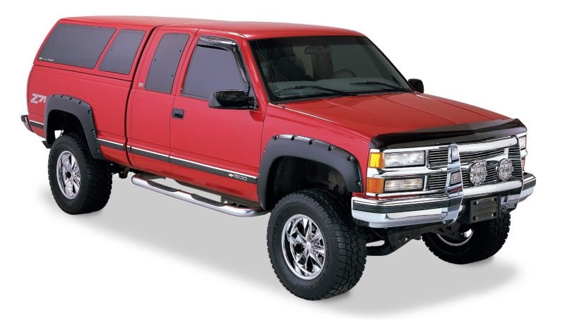 Bushwacker 88-99 Chevy C1500 Pocket Style Flares 4pc - Black - Crew Original