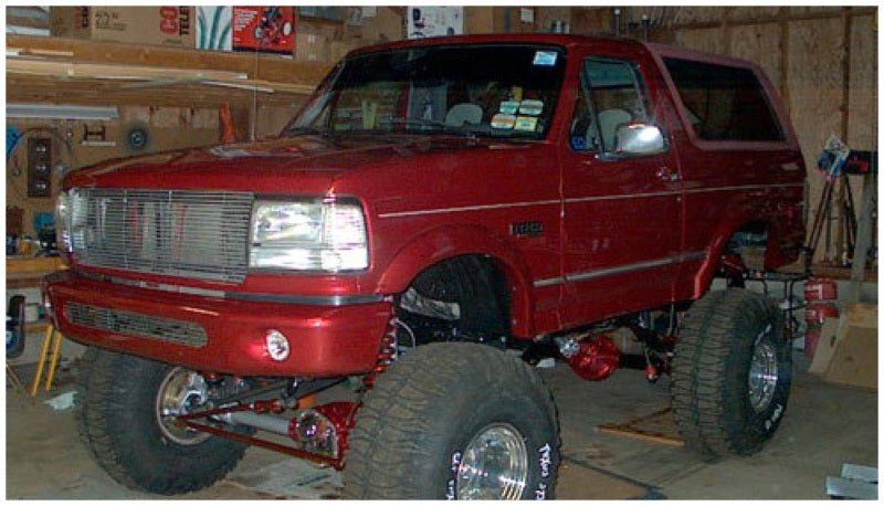 Bushwacker 92-96 Ford F-150 Styleside Extend-A-Fender Style Flares 4pc 81.0/96.0in Bed - Black - Crew Original