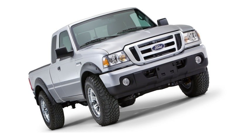 Bushwacker 93-11 Ford Ranger Styleside Pocket Style Flares 4pc 72.0/84.0in Bed - Black - Crew Original
