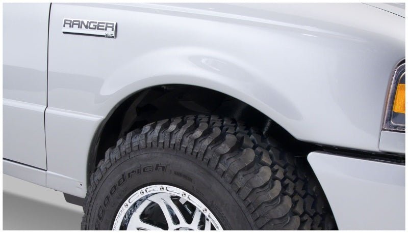 Bushwacker 93-11 Ford Ranger Styleside Pocket Style Flares 4pc 72.0/84.0in Bed - Black - Crew Original