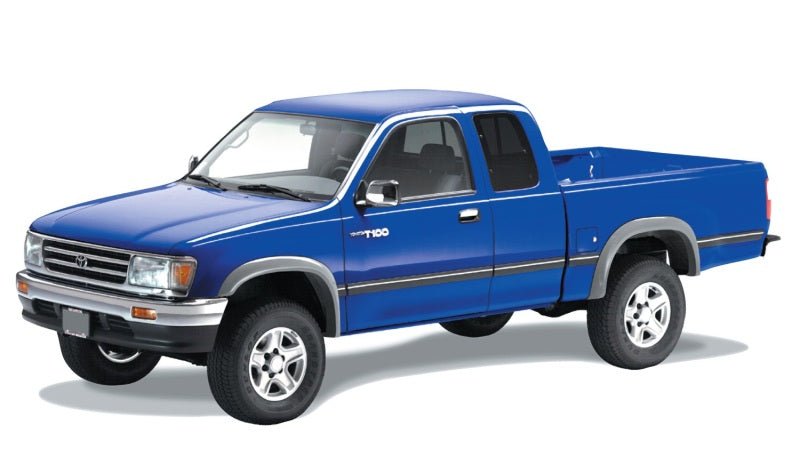 Bushwacker 93-98 Toyota T100 Fleetside Extend-A-Fender Style Flares 4pc - Black - Crew Original