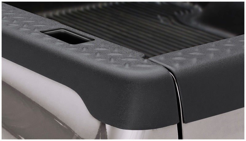 Bushwacker 94-01 Dodge Ram 1500 Fleetside Bed Rail Caps 96.0in Bed - Black - Crew Original