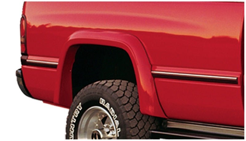 Bushwacker 94-01 Dodge Ram 1500 Fleetside Extend-A-Fender Style Flares 2pc 78.0/96.0in Bed - Black - Crew Original