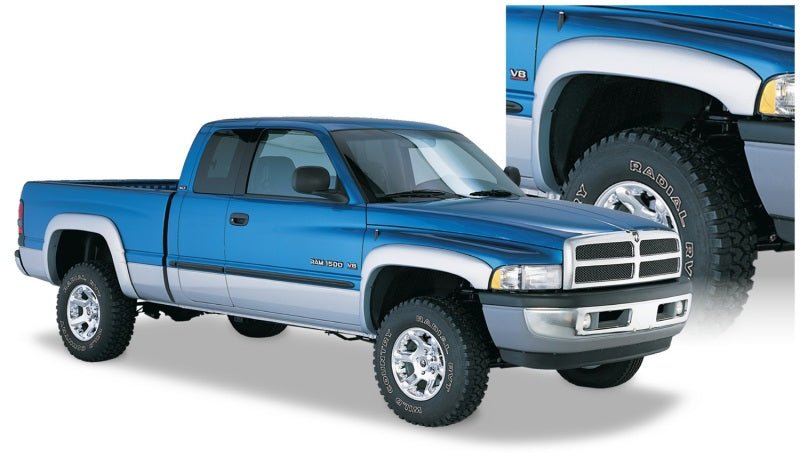 Bushwacker 94-01 Dodge Ram 1500 Fleetside OE Style Flares 4pc 78.0/96.0in Bed - Black - Crew Original