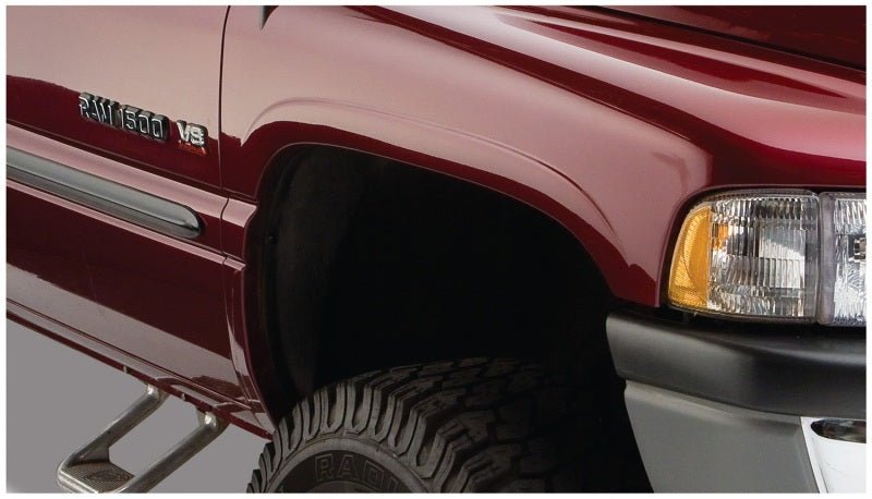 Bushwacker 94-01 Dodge Ram 1500 Fleetside Pocket Style Flares 4pc 78.0/96.0in Bed - Black - Crew Original