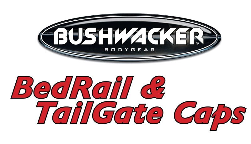 Bushwacker 94-01 Dodge Ram 1500 Tailgate Caps - Black - Crew Original